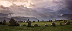 Der Steinkreis von Castlerigg im britischen Lake District Nationalpark.