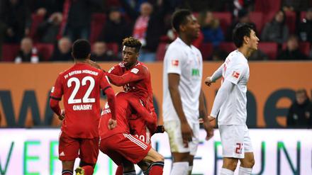 Kingsley Coman erzielte die ersten beiden Münchner Treffer selbst, das 3:2 durch David Alaba bereitete er vor. 