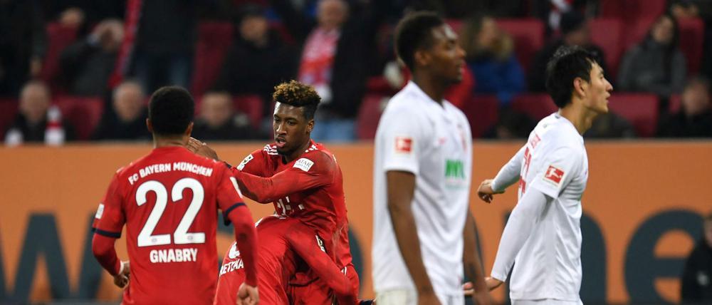 Kingsley Coman erzielte die ersten beiden Münchner Treffer selbst, das 3:2 durch David Alaba bereitete er vor.