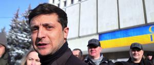 Wladimir Selenski ist ein in der Ukraine beliebter Komiker. Jetzt will er Präsident werden.