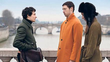 Tom Mercier (mitte), Quentin Dolmaire und Louise Chevillotte in "Synonymes".