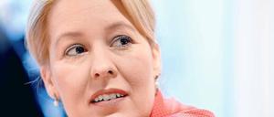 Was ihre Zukunft angeht, wirkt Franziska Giffey optimistisch. 