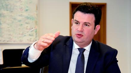 Hubertus Heil (SPD) will Grundsicherung ohne Bedürfnisrprüfung.