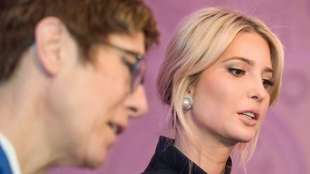 CDU-Chefin Annegret Kramp-Karrenbauer und Donald Trumps Tochter Ivanka Trump.