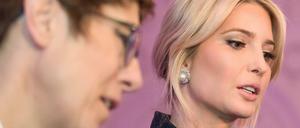 CDU-Chefin Annegret Kramp-Karrenbauer und Donald Trumps Tochter Ivanka Trump.