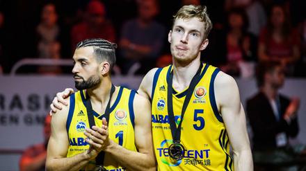 Gebrochene Herzen. Joshiko Saibou und Niels Giffey nach dem verlorenen Finale.