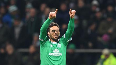 Er kann es einfach immer noch: Mit 40 Jahren trifft Claudio Pizarro zum 1:1 gegen die Hertha.
