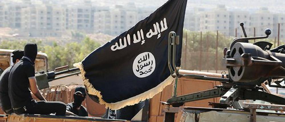 IS-Kämpfer in Syrien. 