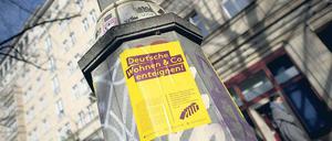 Im April startet das Volksbegehren „Deutsche Wohnen enteignen“. Die Linke hat ihre Position gefunden, SPD und Grüne suchen noch. 