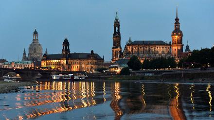 Die Altstadt von Dresden.