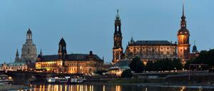 Die Altstadt von Dresden.