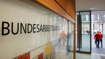 Bundesarbeitsgericht in Erfurt