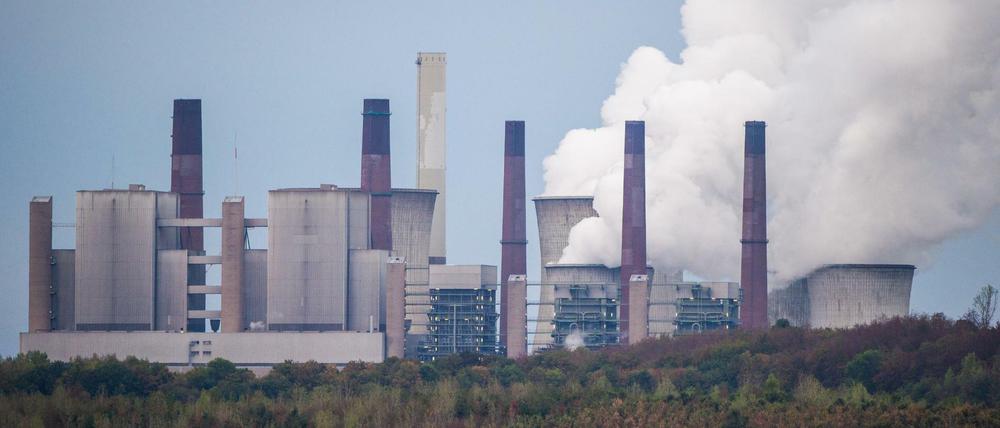 Braunkohlekraftwerk Neurath des Energiekonzerns RWE