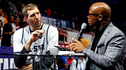 Letzter Besuch beim All-Star-Spiel? Dirk Nowitzki muss in diesen Tagen regelmäßig Fragen zu seinem möglichen Karriereende beantworten.