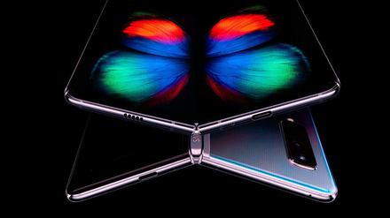 Samsung präsentierte am Mittwoch ein faltbares Smartphone.