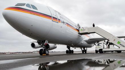 Ein A 340 der Flugbereitschaft der Bundeswehr 