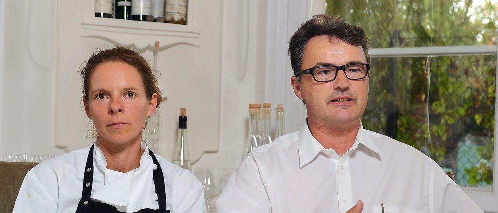 Sonja und Peter Frühsammer vom "Frühsammers"Restaurant in Berlin.