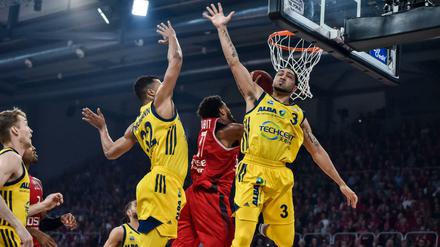 Ging hoch her bei Bamberg gegen Alba.