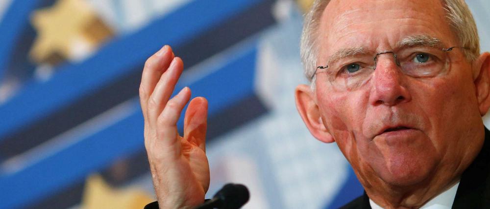Bundestagspräsident Wolfgang Schäuble (CDU)