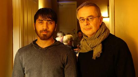 Der junge Afghane Jawed Rahmani (l) hätte in Andreas Tölkes Integrationsprojekt „Kreuzberger Himmel“ eine Chance.