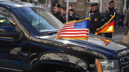Münchner Sicherheitskonferenz: Die Limousine von US-Vizepräsident Mike Pence