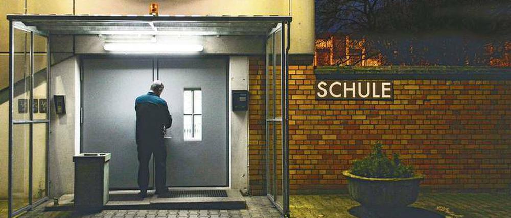 Schulgebäude in der JVA Tegel.