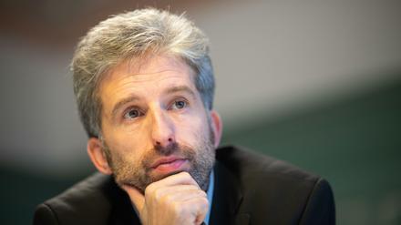 Boris Palmer ist zu Gast bei den Berliner Grünen.