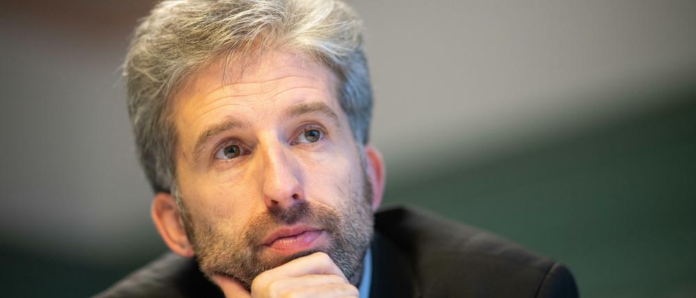 Boris Palmer ist zu Gast bei den Berliner Grünen.