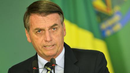 Rechter Scharfmacher. Präsident Jair Bolsonaro hetzt gegen Andersdenkende.
