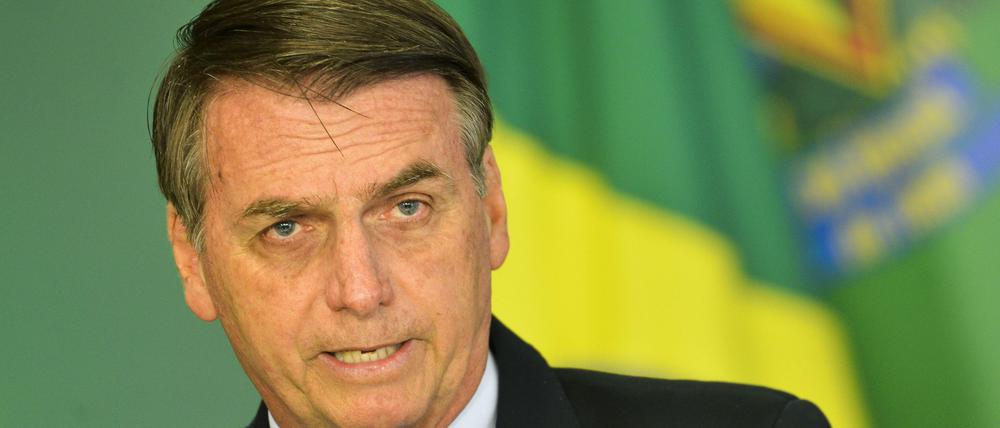Rechter Scharfmacher. Präsident Jair Bolsonaro hetzt gegen Andersdenkende.