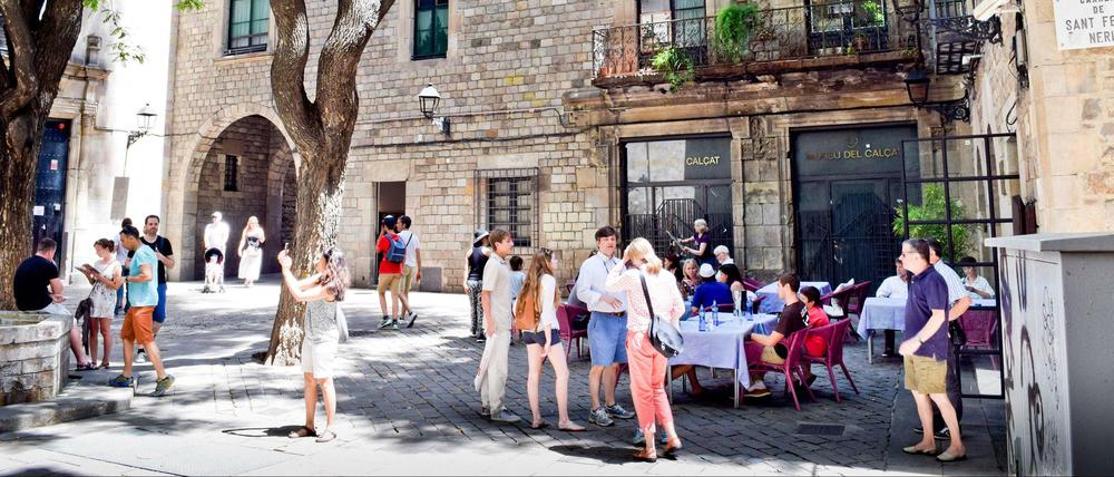 Schauplatz. Auf der Plaça Sant Felip Neri wurde der Film „Das Parfum“ gedreht.