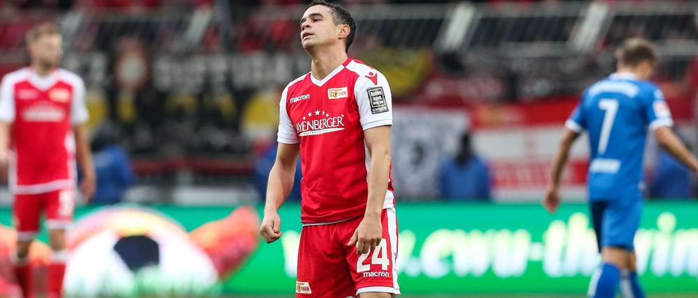 Bedient. Manuel Schmiedebach war mit der Leistung seiner Unioner unzufrieden.