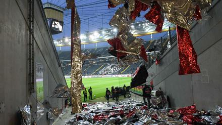 Nutzlos. Der Polizeieinsatz rund um die Frankfurter Choreo sorgt für Diskussionen.