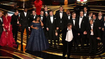 Bester Film: Crew und Darsteller von "Green Book" bei der Oscar-Verleihung