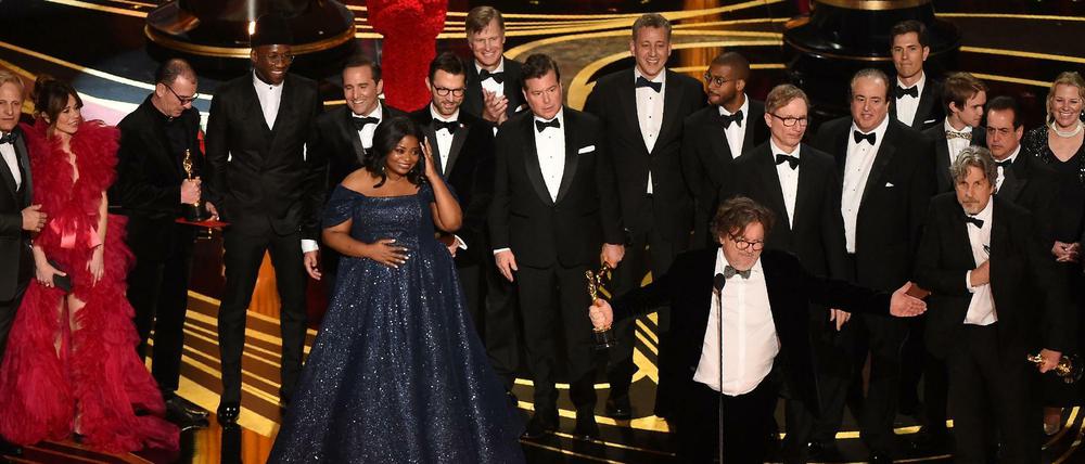 Bester Film: Crew und Darsteller von "Green Book" bei der Oscar-Verleihung
