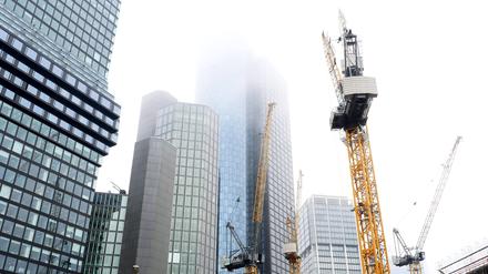 Das höchste Blasenrisiko birgt das Bankenviertel in Frankfurt am Main.