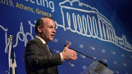Der EVP-Spitzenkandidat Manfred Weber will die Nachfolge von EU