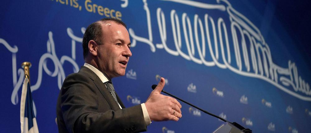 Der EVP-Spitzenkandidat Manfred Weber will die Nachfolge von EU