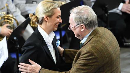 Alice Weidel und Alexander Gauland, Fraktionsvorsitzende der AfD.