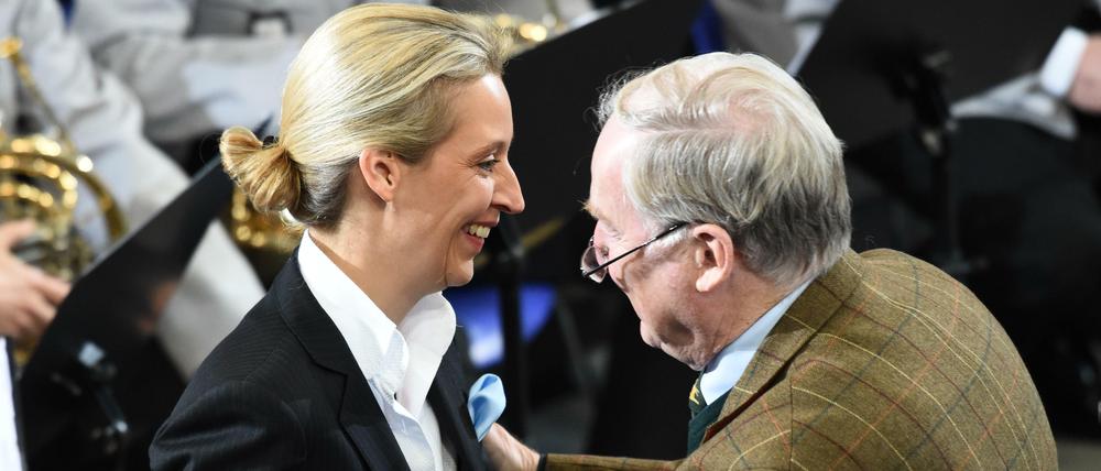 Alice Weidel und Alexander Gauland, Fraktionsvorsitzende der AfD.