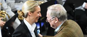 Alice Weidel und Alexander Gauland, Fraktionsvorsitzende der AfD.