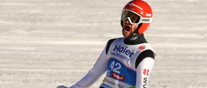 Weltmeister. Markus Eisenbichler feiert seinen ersten Sieg zum perfekten Zeitpunkt.