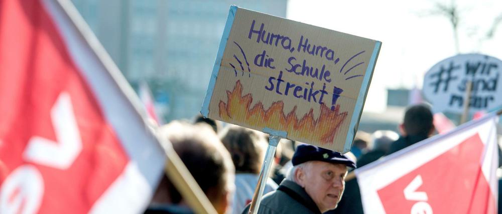Dienstag und Mittwoch wird erneut in Kitas, Schulen und anderen öffentlichen Einrichtungen gestreikt.