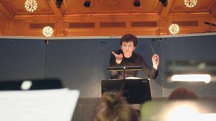 Gregor Böttcher bei der Probe.