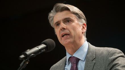 Marc Jongen von der AfD spricht von "Schuldkomplex" und "Ausverkauf".