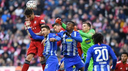 Matchwinner. Javi Martinez' Kopfballtor reichte dem FC Bayern.