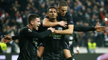 Kongenial. Sebastian Haller schoss die Eintracht fast im Alleingang weiter.