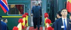 Nach 4500 Kilometern im Sonderzug: Kim Jong Un erreicht Hanoi. Jetzt heißt's: Warten auf den US-Präsidenten.