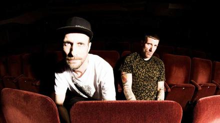 Alltagsbeobachtungen von links unten. Das britische Duo Sleaford Mods veröffentlicht mit "Eaton Alive" ihr fünftes Album.