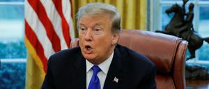 US-Präsident Donald Trump im Oval Office